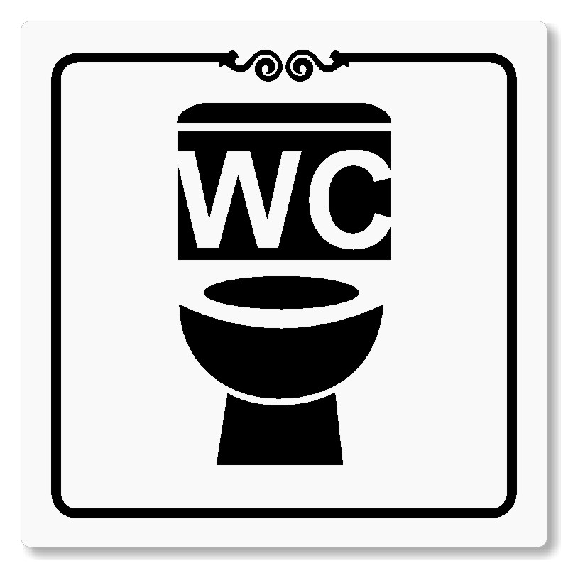 WC, 80x80mm, bílá, Texas